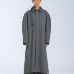 Hooded Trench Coat Sage