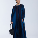 Exposed Seams Floor-Length River Dress