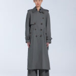 Traditional Trench Coat – Sage colour