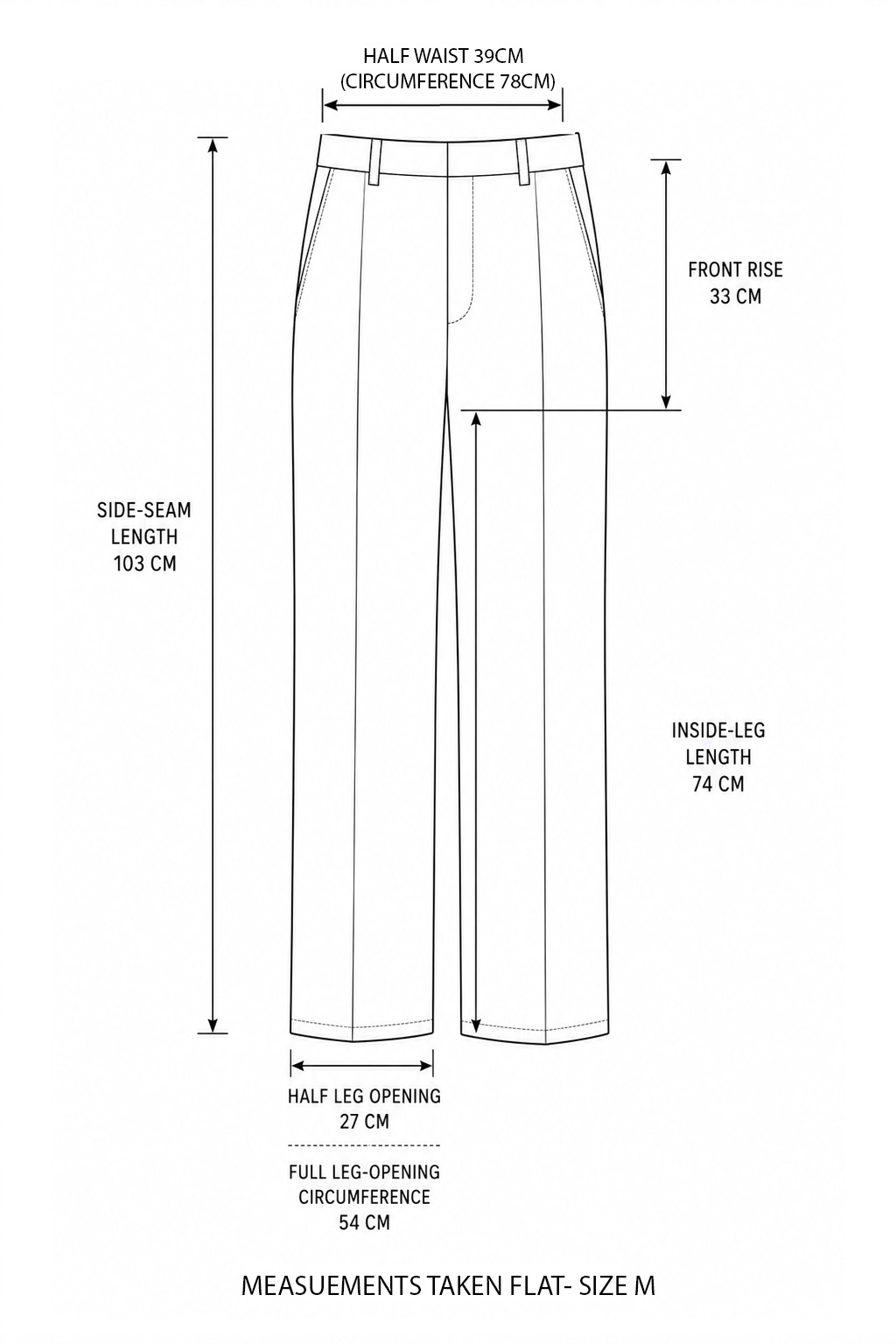 black-khaki-straight-leg-cotton-pants-side-kimc-studio